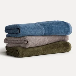 Bamboo Luxe Duschtuch 80X150 cm(steelblue)