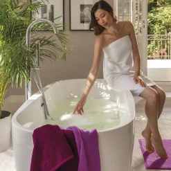 Bamboo Luxe Handtuch 50X100 cm(iris)