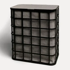 Bamboo Wäschekorb(black/grey)