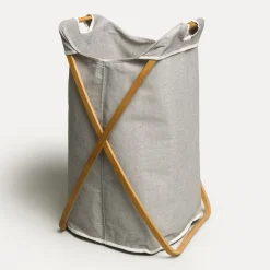 Bamboo Wäschekorb(grey)