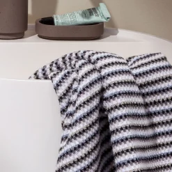 Bliss Duschtuch 67X140 cm(blue/green)