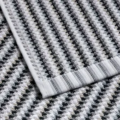 Bliss Handtuch 50X100 cm(silver/black)