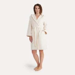 Calm Essence Bademantel mit Kapuze beige(nature)