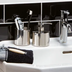 Deco Zahnbürstenhalter(silver)