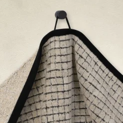 Eden Duschtuch 80X150 cm(nature/black)