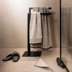 Eden Seiftuch 30X30 cm(nature/black)