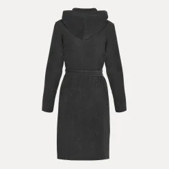 Homewear Bademantel mit Kapuze grau(dark grey)