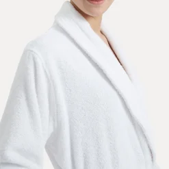 Homewear Schalkragenmantel weiß(snow)