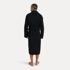 Homewear Schalkragenmantel schwarz(black)