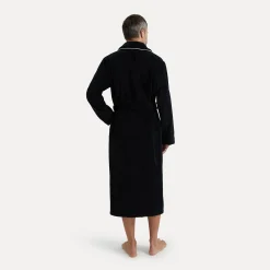 Homewear Schalkragenmantel schwarz(black)