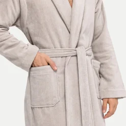 Homewear Schalkragenmantel grau(silver grey)