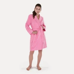 Homewear Schalkragenmantel pink(flamingo)