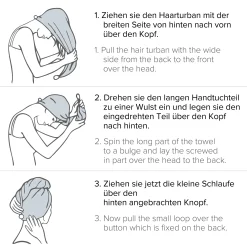 Homewear Turban 27X67 cm(snow)