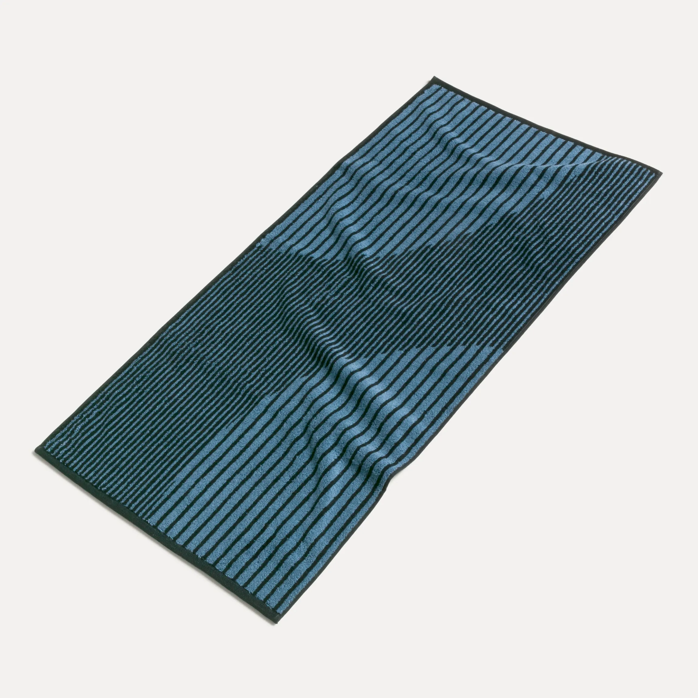 Illusions Duschtuch 67X140 cm(steelblue/black)