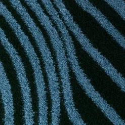 Illusions Duschtuch 67X140 cm(steelblue/black)