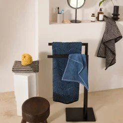 Illusions Handtuch 50X100 cm(cashmere/black)