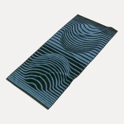 Illusions Handtuch 50X100 cm(steelblue/black)