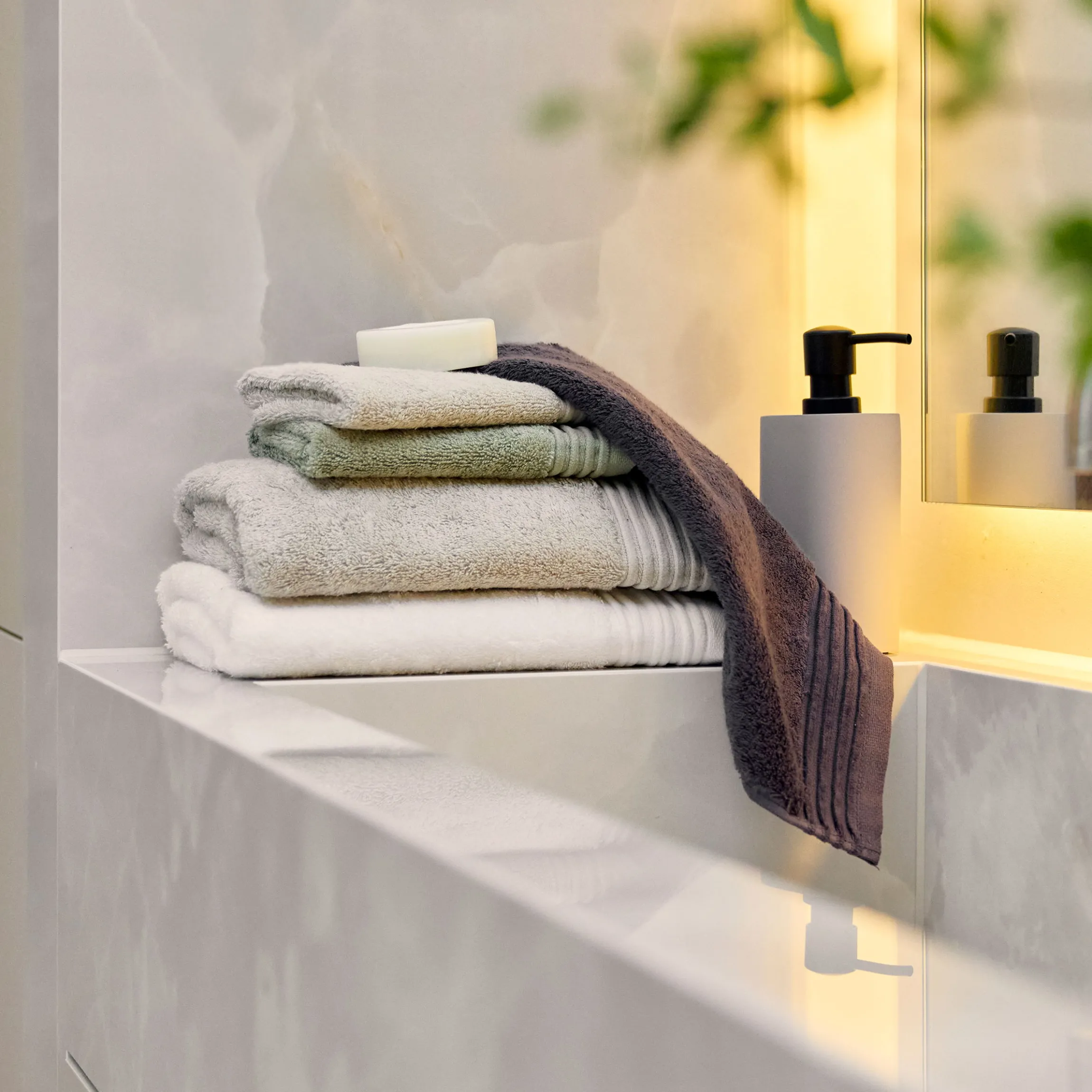 Loft Handtuch 50X100 cm(graphite)