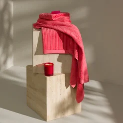 Monochrome Duschtuch 67X140 cm(coral)