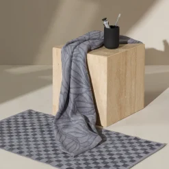 Monochrome Duschtuch 67X140 cm(stone)