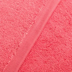 Monochrome Handtuch 50X100 cm(coral)