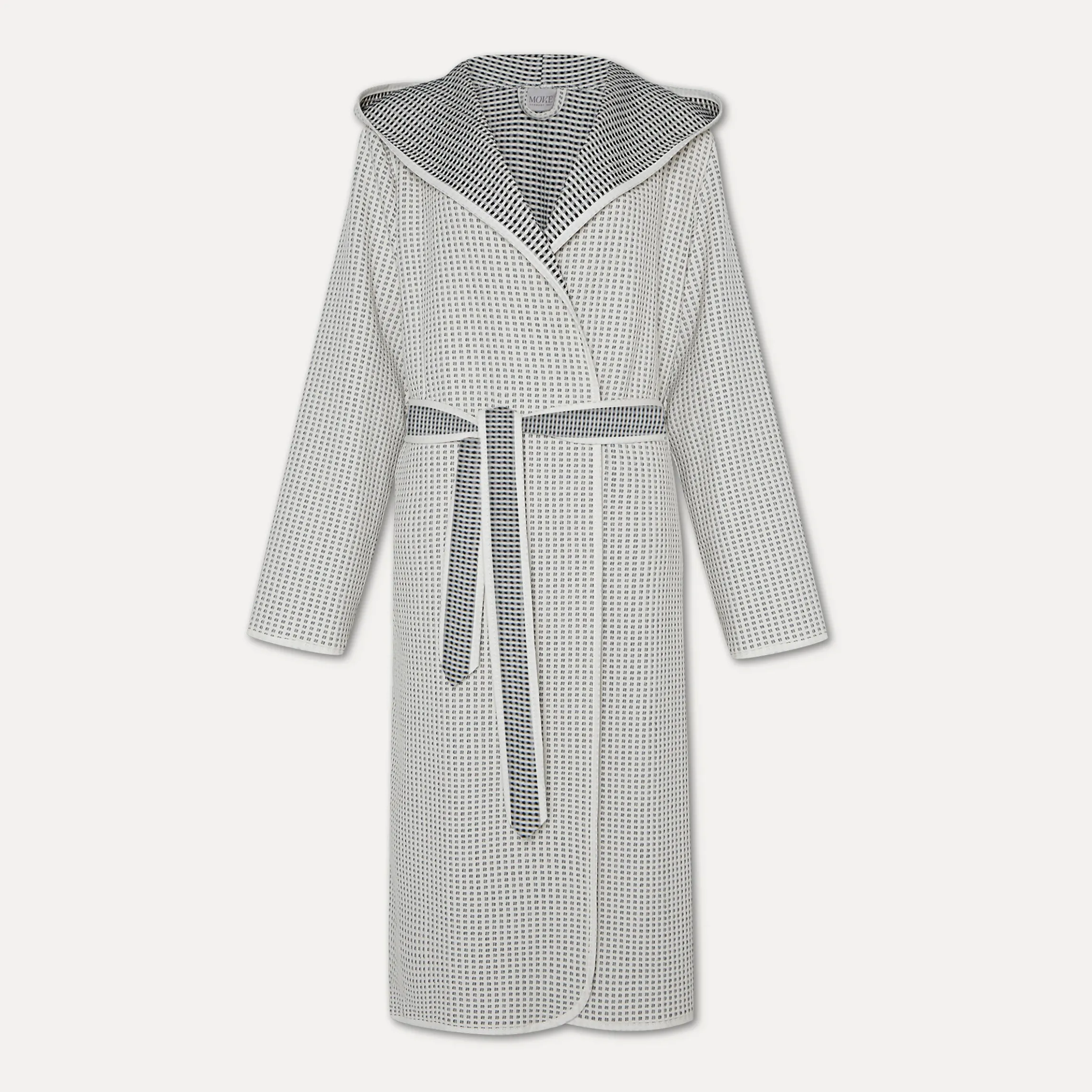 New Heritage Bademantel mit Kapuze grau(nature/black)