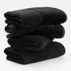 Premium-Set Handtuchset 4-TLG(schwarz)
