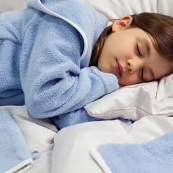 Soft Hug Bademantel mit Kapuze blau(aqua)