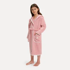 Soft Hug Bademantel mit Kapuze rosa(rosette)