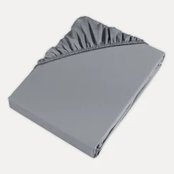 Spannbettlaken Bettwäsche 160x200 cm(grey)