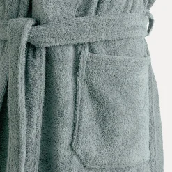 Superwuschel Bademantel mit Kapuze grün(tea)