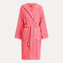 Superwuschel Bademantel mit Kapuze rot(coral)