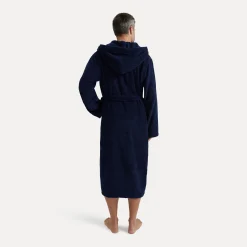 Superwuschel Bademantel mit Kapuze blau(deep sea)