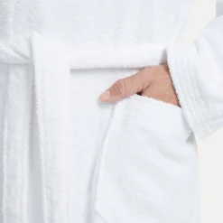 Superwuschel Bademantel mit Kapuze weiß(snow)