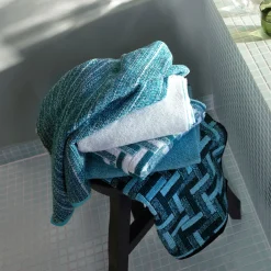 Tide Duschtuch 67X140 cm(lagoon/aqua)