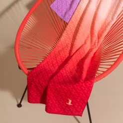 Wave of Colour Strandtuch 80X180 cm(violet/red)