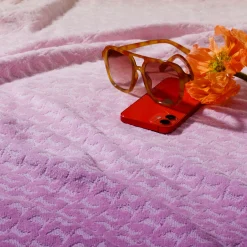 Wave of Colour Strandtuch 80X180 cm(violet/red)